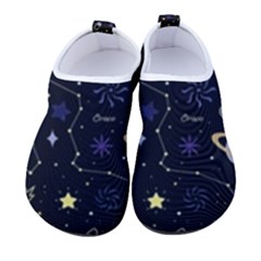 Starry Night  Space Constellations  Stars  Galaxy  Universe Graphic  Illustration Women s Sock-style Water Shoes by Grandong