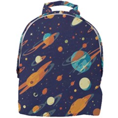 Space Galaxy Planet Universe Stars Night Fantasy Mini Full Print Backpack by Grandong