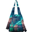 Amazing Aurora Borealis Colors Center Zip Backpack View2