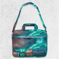 Amazing Aurora Borealis Colors Macbook Pro 13  Shoulder Laptop Bag  by Grandong