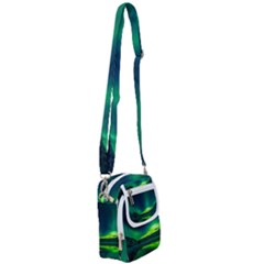 Iceland Aurora Borealis Shoulder Strap Belt Bag by Grandong