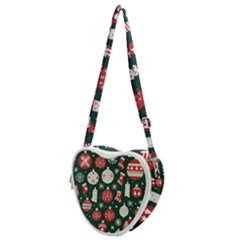 Christmas Decoration Winter Xmas Heart Shoulder Bag