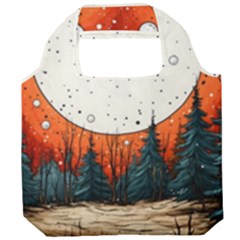 Moon Night Nature Dream Sky Foldable Grocery Recycle Bag by Vaneshop