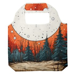 Moon Night Nature Dream Sky Premium Foldable Grocery Recycle Bag by Vaneshop