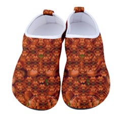 Floral Time In Peace And Love Men s Sock-style Water Shoes by pepitasart