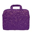 Purple Glittery Backdrop Scrapbooking Sparkle MacBook Pro 13  Shoulder Laptop Bag  View4