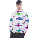 Fish Swim Cartoon Funnycute Men s Pullover Hoodie View1