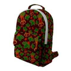 Template Christmas Pattern Flap Pocket Backpack (large) by Pakjumat