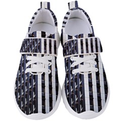 Architecture-building-pattern Women s Velcro Strap Shoes by Amaryn4rt