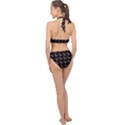 Background-pattern-chicken-fowl Halter Side Cut Swimsuit View2