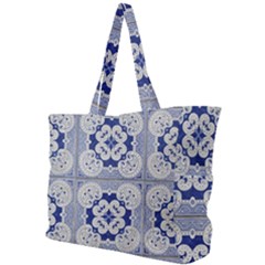 Ceramic-portugal-tiles-wall Simple Shoulder Bag by Amaryn4rt