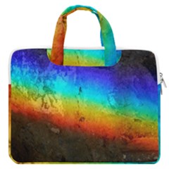 Rainbow-color-prism-colors Macbook Pro 16  Double Pocket Laptop Bag  by Amaryn4rt