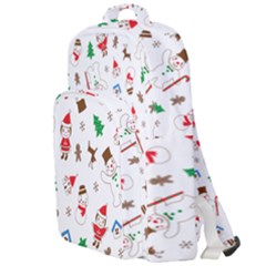 Christmas Shading Pattern Double Compartment Backpack