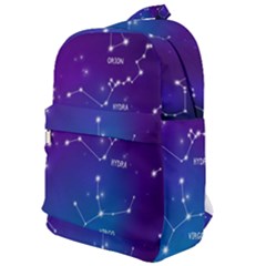 Realistic-night-sky-poster-with-constellations Classic Backpack by Amaryn4rt