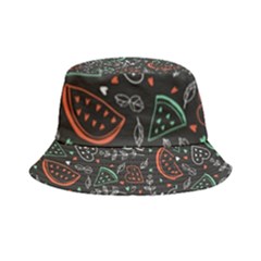 Seamless-vector-pattern-with-watermelons-mint -- Inside Out Bucket Hat by Amaryn4rt