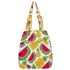 Watermelon-pattern-se-fruit-summer Center Zip Backpack by Amaryn4rt