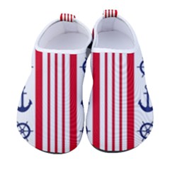 Nautical-papers-nautical-background Women s Sock-style Water Shoes by Amaryn4rt