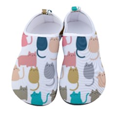 Cute-seamless-pattern-happy-kitty-kitten-cat Men s Sock-style Water Shoes by Amaryn4rt