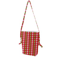 Festive Pattern Christmas Holiday Folding Shoulder Bag by Pakjumat