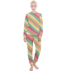 Pattern Design Abstract Pastels Women s Lounge Set by Pakjumat