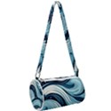 Pattern Ocean Waves Arctic Ocean Blue Nature Sea Mini Cylinder Bag View2