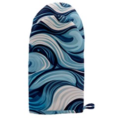 Pattern Ocean Waves Arctic Ocean Blue Nature Sea Microwave Oven Glove by Pakjumat