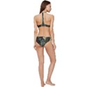 Tropical Leaves Foliage Monstera Nature Home Banded Triangle Bikini Set View4