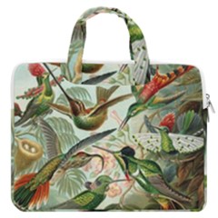 Humming Birds Trochilidae Macbook Pro 16  Double Pocket Laptop Bag  by Pakjumat