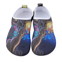 Psychedelic Tree Abstract Psicodelia Men s Sock-style Water Shoes by Modalart