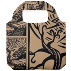 Artistic Psychedelic Foldable Grocery Recycle Bag by Modalart