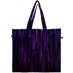 Stars Are Falling Electric Abstract Canvas Travel Bag by Modalart