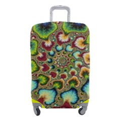 Colorful Psychedelic Fractal Trippy Luggage Cover (small)