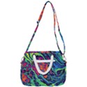 Color Colorful Geoglyser Abstract Holographic Rope Handles Shoulder Strap Bag View3