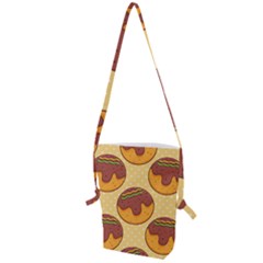 Takoyaki Food Seamless Pattern Folding Shoulder Bag by Sarkoni