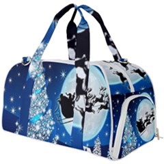 Merry Christmas Burner Gym Duffel Bag by Sarkoni