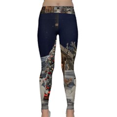 Christmas Landscape Classic Yoga Leggings by Sarkoni