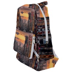 River Buildings City Urban Travelers  Backpack by Sarkoni