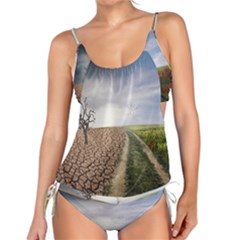 Climate Landscape Tankini Set by Sarkoni