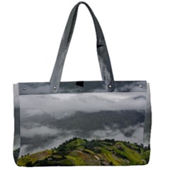 Residential Paddy Field Step Cloud Canvas Work Bag by Sarkoni