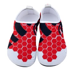 Bee Logo Honeycomb Red Wasp Honey Kids  Sock-style Water Shoes by Amaryn4rt