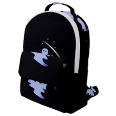 Ghost Night Night Sky Small Sweet Flap Pocket Backpack (small) by Amaryn4rt