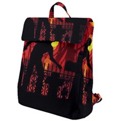 Horror Zombie Ghosts Creepy Flap Top Backpack by Amaryn4rt