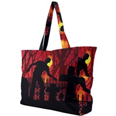 Horror Zombie Ghosts Creepy Simple Shoulder Bag by Amaryn4rt