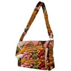 Fruit Snack Diet Bio Food Healthy Full Print Messenger Bag (s)