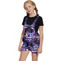 Abstract Sphere Room 3d Design Kids  Short Overalls View2