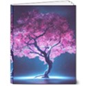 Beautiful tree flowers 8  x 10  Softcover Notebook View1