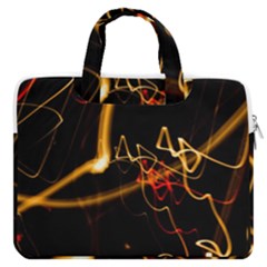 Abstract Macbook Pro 16  Double Pocket Laptop Bag  by Amaryn4rt