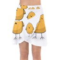 Chick Easter Cute Fun Spring Wrap Front Skirt View1