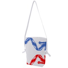 Arrow Up Down Folding Shoulder Bag by Ndabl3x