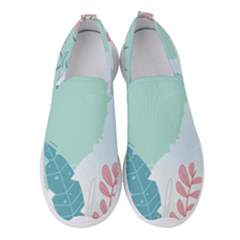 Plants Leaves Border Frame Women s Slip On Sneakers by Grandong